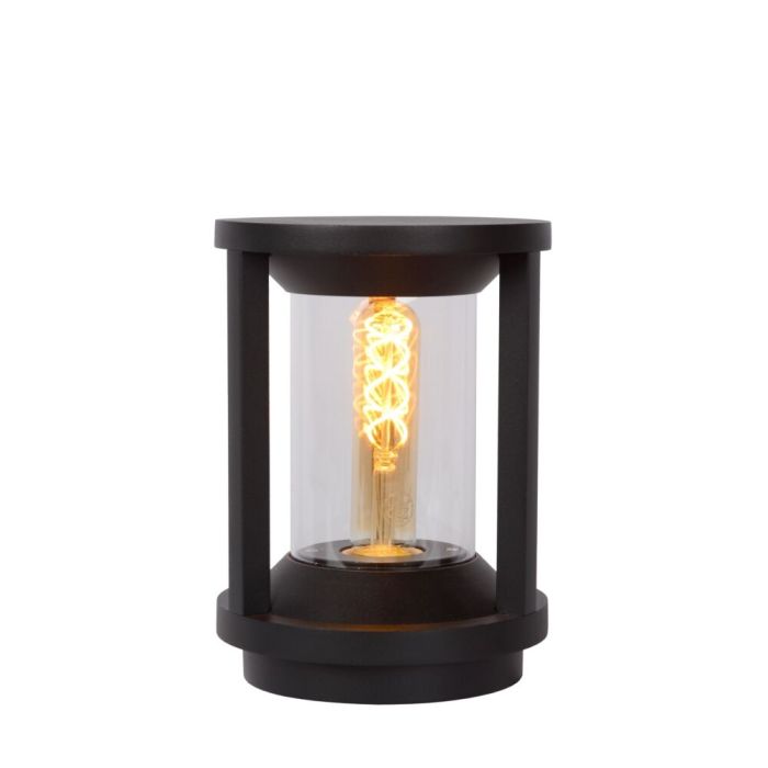 Zwarte buitenlamp Cadix, aluminium