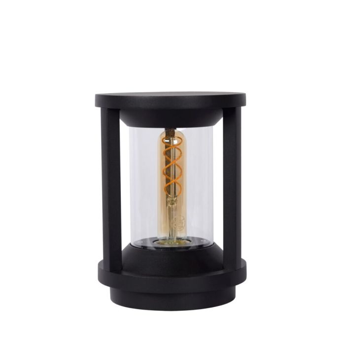 Zwarte buitenlamp Cadix, aluminium