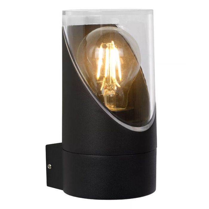 Zwarte klassieke buitenlamp, Norman, aluminium, IP65