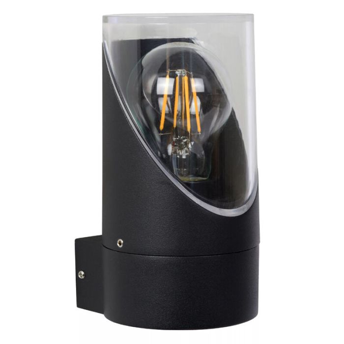 Zwarte klassieke buitenlamp, Norman, aluminium, IP65
