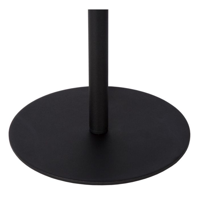 Zwarte bureaulamp modern, Anselmo, 9W, 3000K LED, met touchdimmer