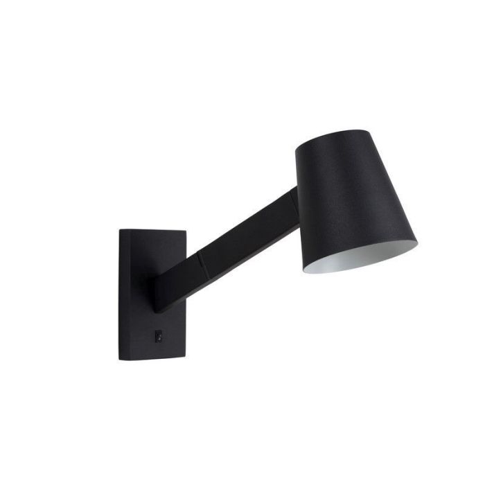 Moderne wandlamp Mizuko, Zwart
