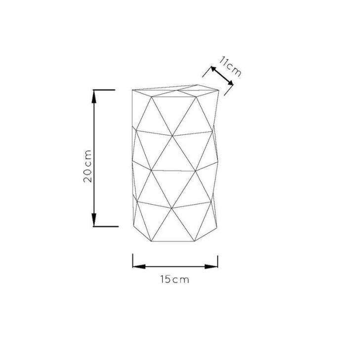 Zwarte wandlamp Otona, Halfrond