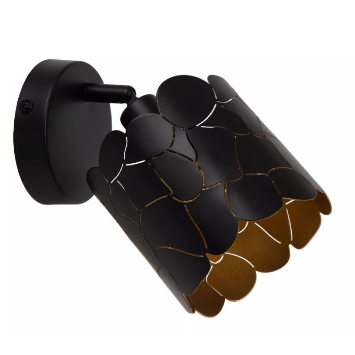 Zwarte wandspot modern, Almelo