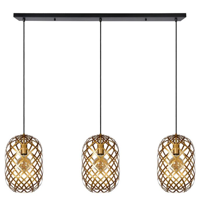 Gouden hanglamp modern, Wolfram