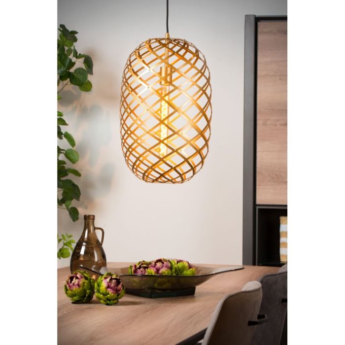 Gouden hanglamp Wolfram, metaal