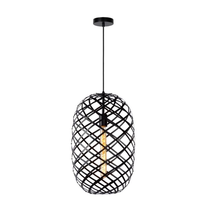 Zwarte hanglamp Wolfram, metaal