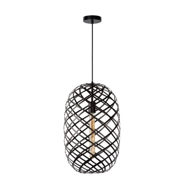 Zwarte hanglamp Wolfram, metaal