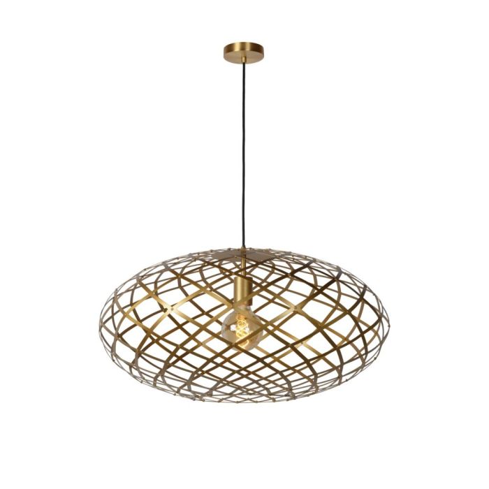 Gouden hanglamp Wolfram, metaal