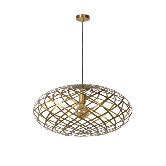 Gouden hanglamp Wolfram, metaal