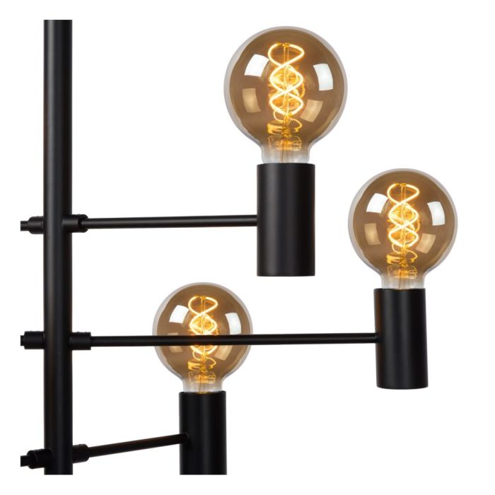Zwarte hanglamp Leanne, metaal