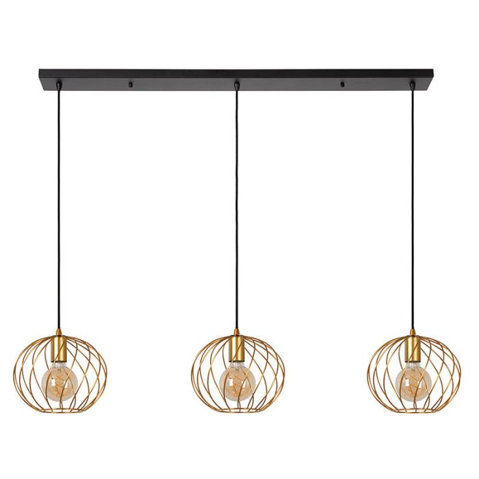 Messing hanglamp klassiek, Danza