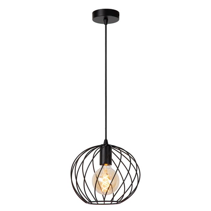 Zwarte hanglamp klassiek, Danza