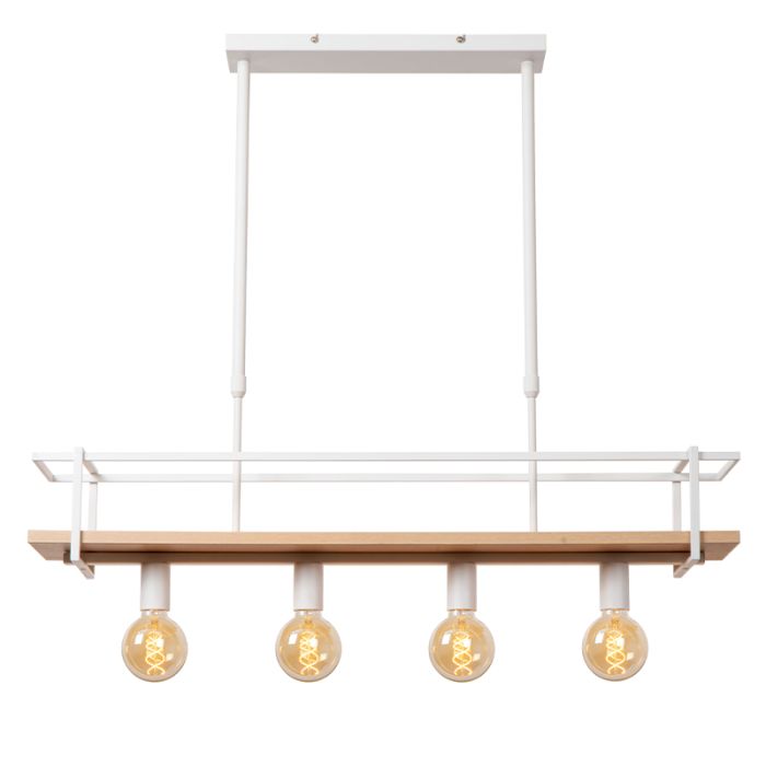 Witte hanglamp modern, Milonga