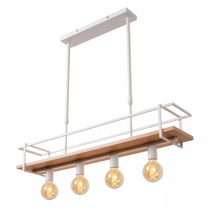 Witte hanglamp modern, Milonga