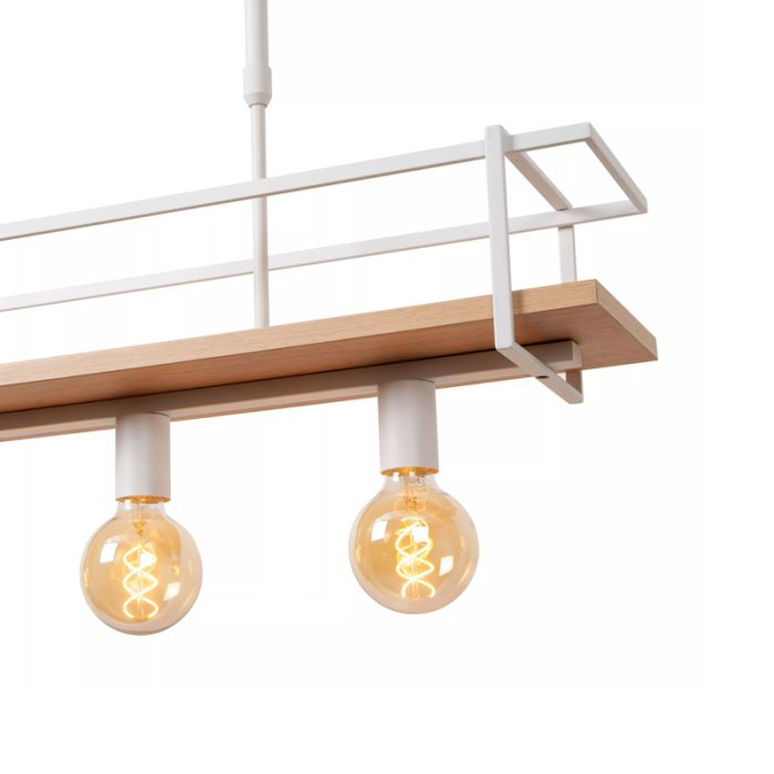 Witte hanglamp modern, Milonga
