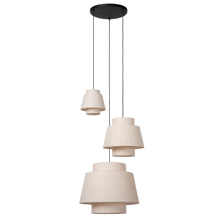 Beige hanglamp landelijk, Tribute