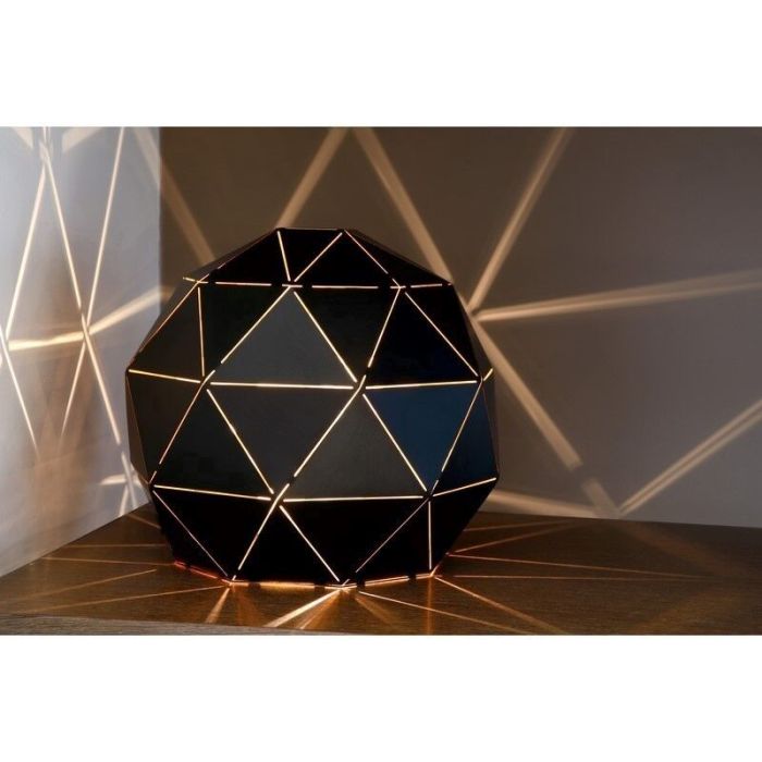 Moderne tafellamp Otona, Zwart