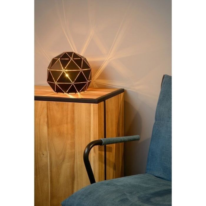 Moderne tafellamp Otona, Zwart