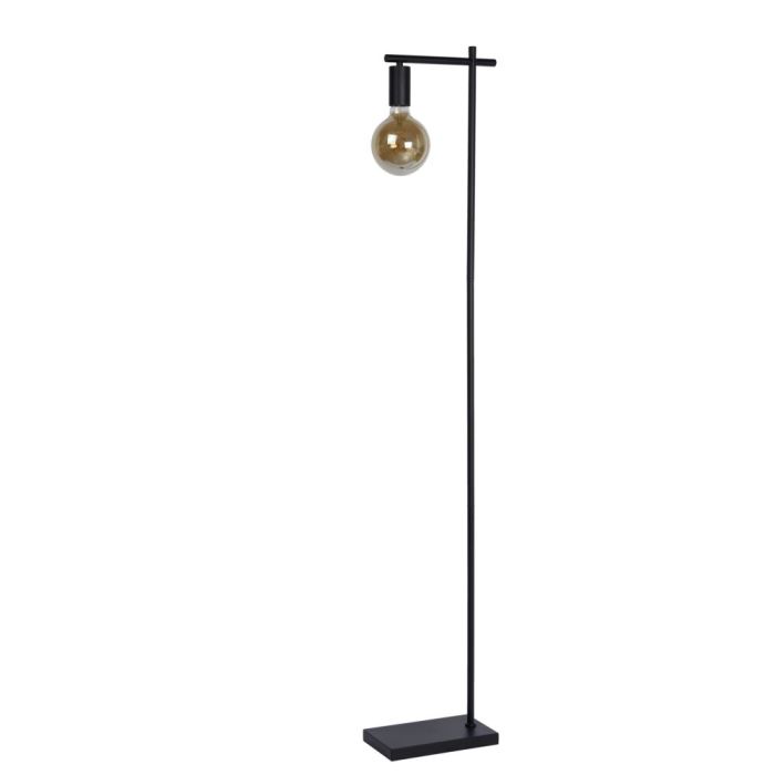 Zwarte vloerlamp Leanne, metaal