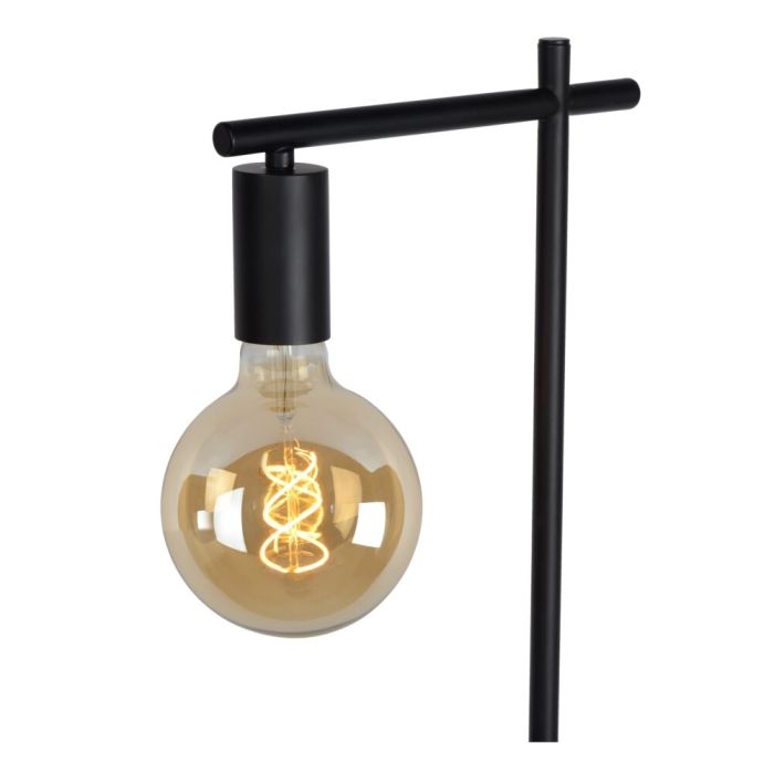Zwarte vloerlamp Leanne, metaal