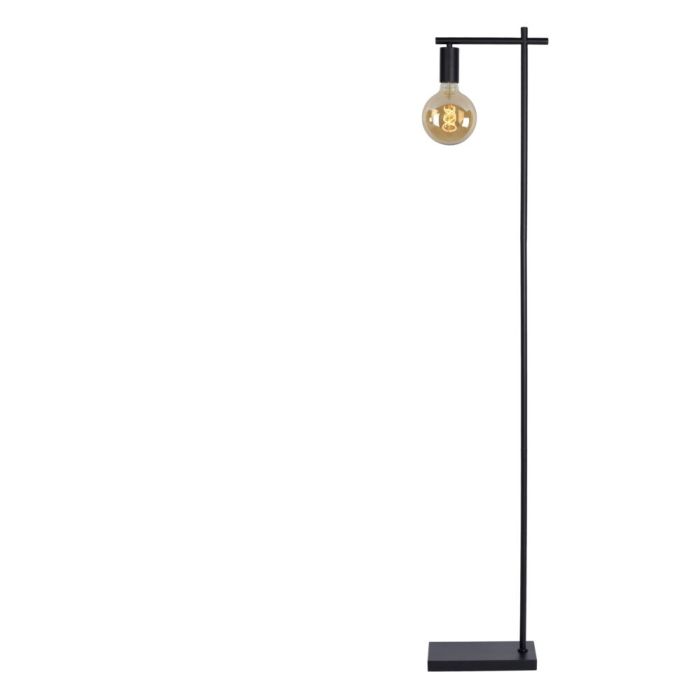Zwarte vloerlamp Leanne, metaal