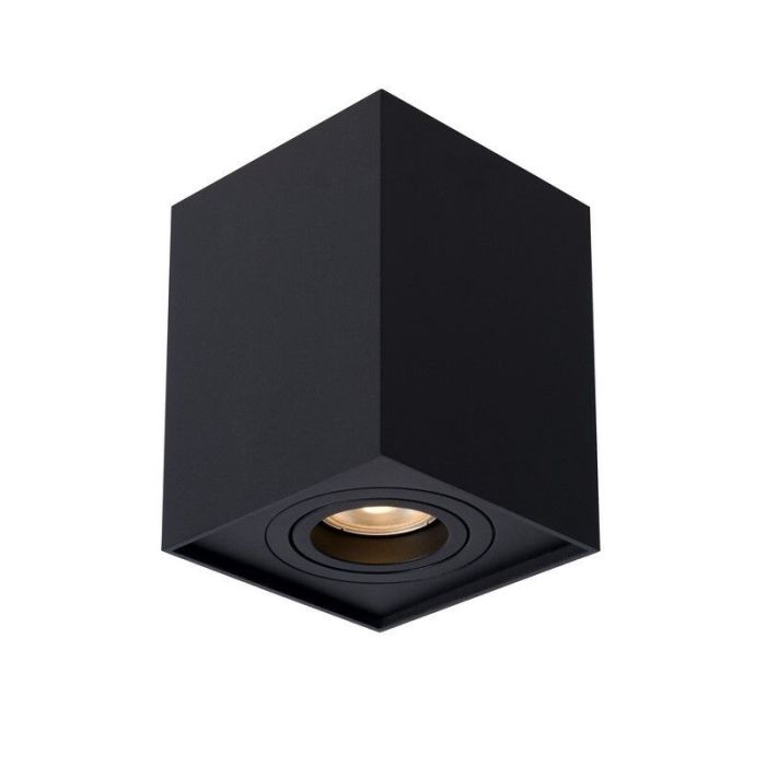 Moderne plafondlamp Tube, Zwart