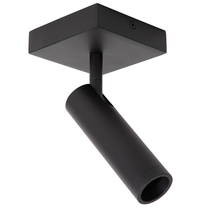 Zwarte plafondspot modern, Grado