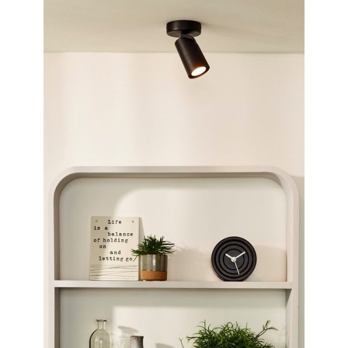 Plafondspot Xyrus, Modern, Aluminium, dim to warm