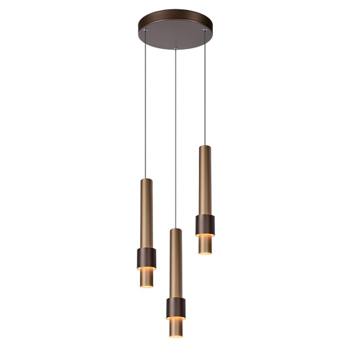 Bruine hanglamp modern, Margary, 4W, 2700K LED