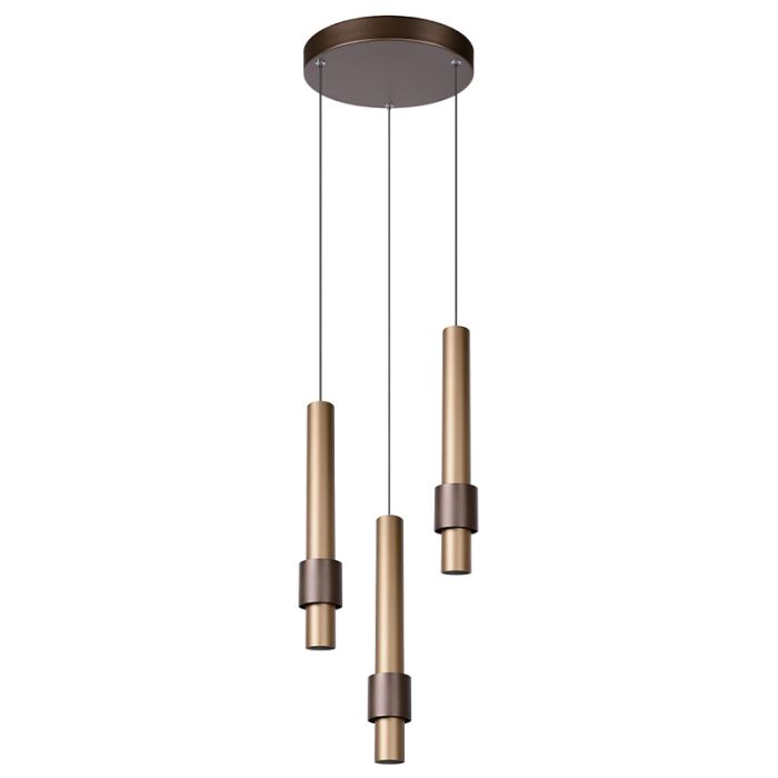 Bruine hanglamp modern, Margary, 4W, 2700K LED