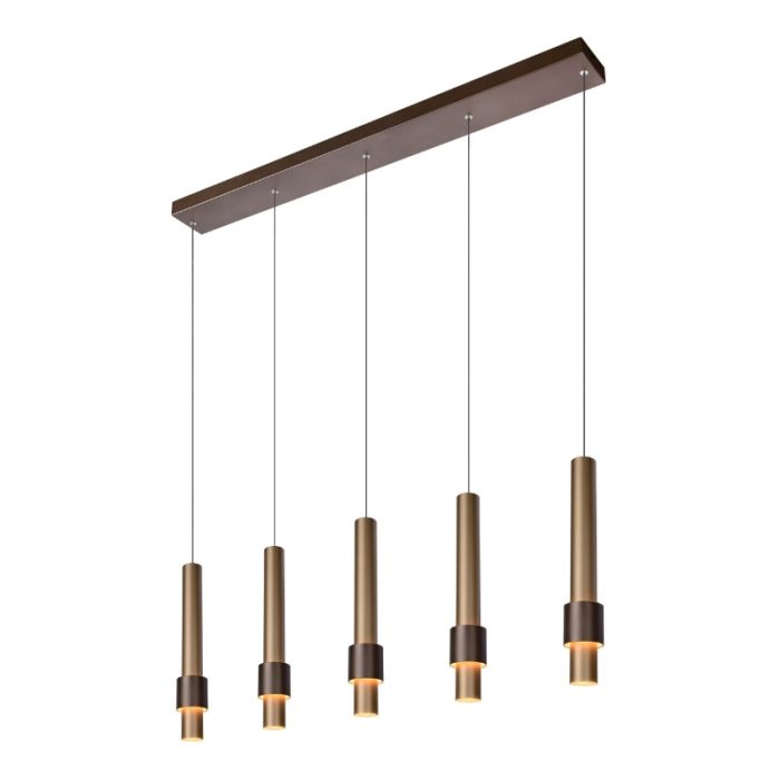 Bruine hanglamp modern, Margary, 4,2W, 2700K LED