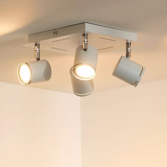 Grote Rilou plafondlamp 4L - modern