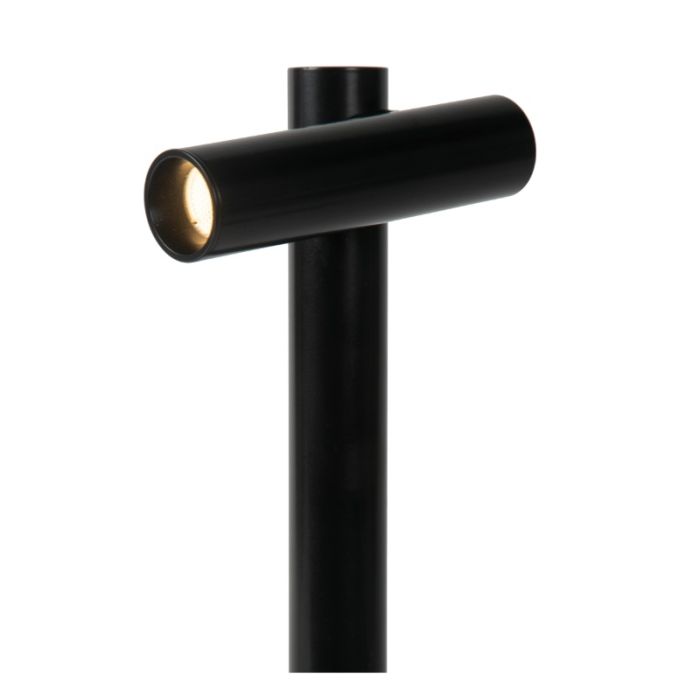 Zwarte oplaadbare tafellamp modern, Antrim, 2,2W, 2700K LED, IP54, met touchdimmer