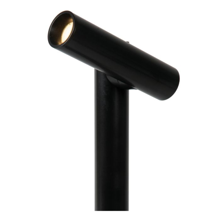 Zwarte oplaadbare tafellamp modern, Antrim, 2,2W, 2700K LED, IP54, met touchdimmer