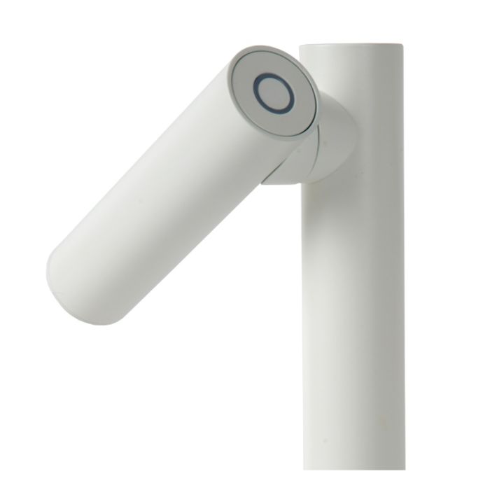 Witte oplaadbare tafellamp modern, Antrim, 2,2W, 2700K LED, IP54, met touchdimmer