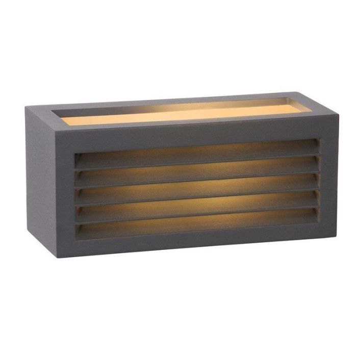 Antraciete wandlamp Dimo voor buiten, modern