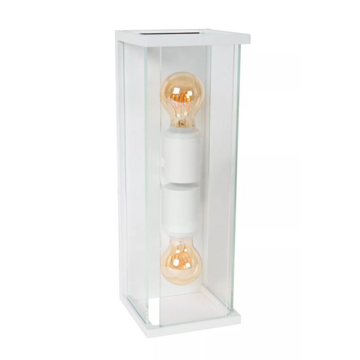 Witte buitenlamp modern, Claire, IP54
