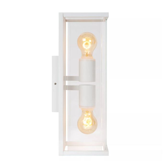 Witte buitenlamp modern, Claire, IP54