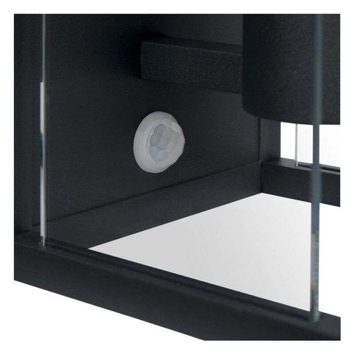Antraciete buiten wandlamp met bewegingssensor modern, Claire, IP54