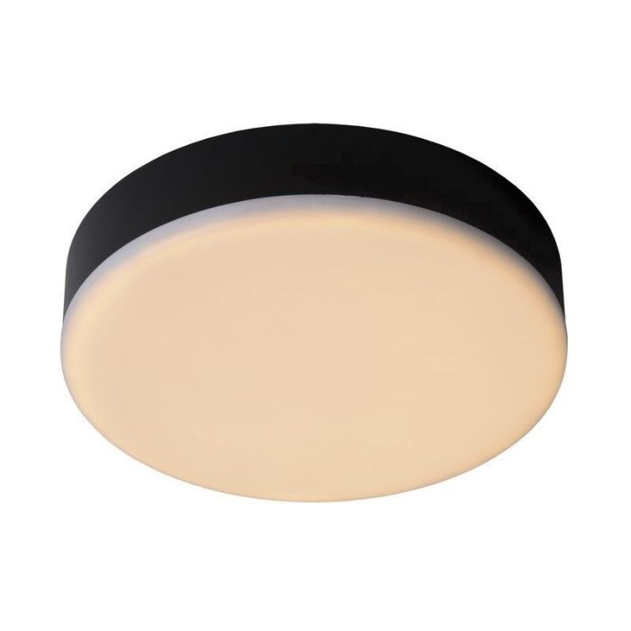 Zwarte plafonniere Ceres, Rond