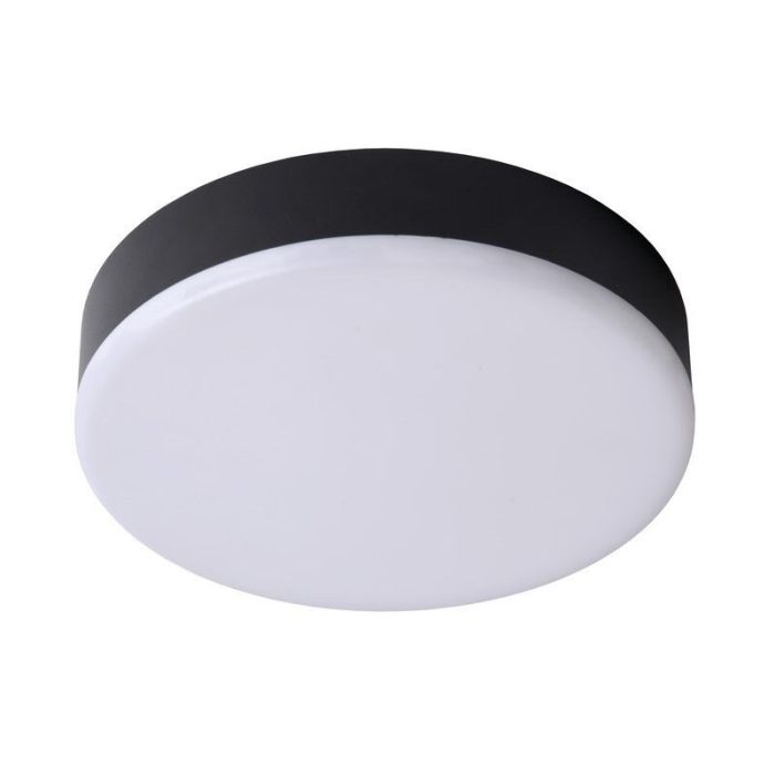Zwarte plafonniere Ceres, Rond