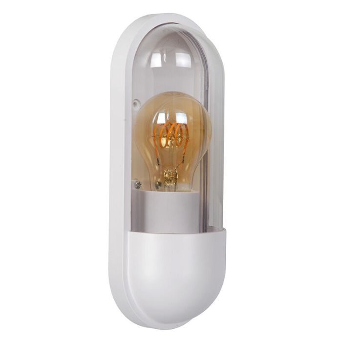 Witte buitenlamp klassiek, Capsule, IP54