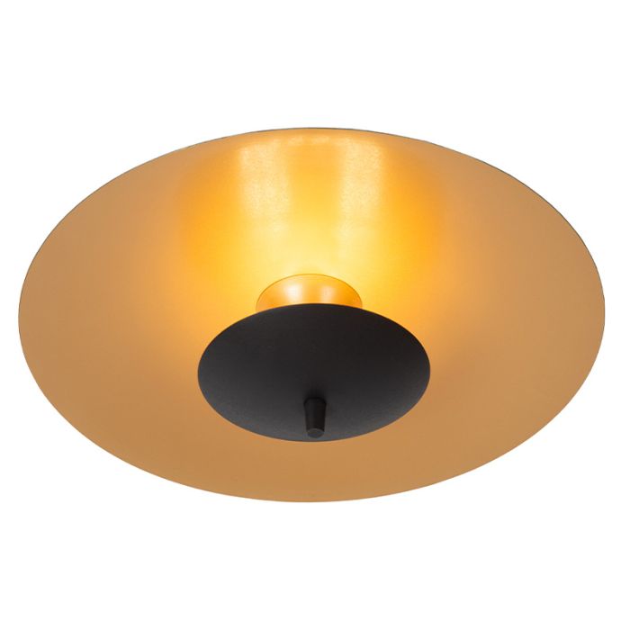 Gouden plafonnière vintage, Vulcan, 9W, 3000K LED
