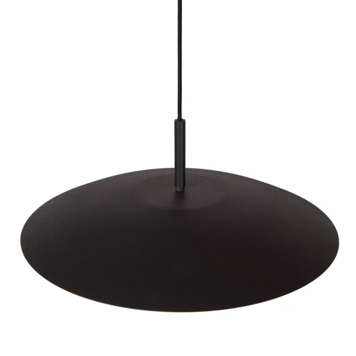 Zwarte hanglamp vintage, Vulcan, 9W, 3000K LED