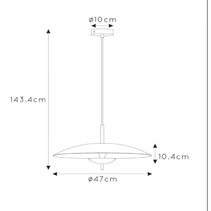 Zwarte hanglamp vintage, Vulcan, 9W, 3000K LED