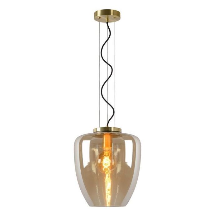 Amberkleurige hanglamp modern, Florien