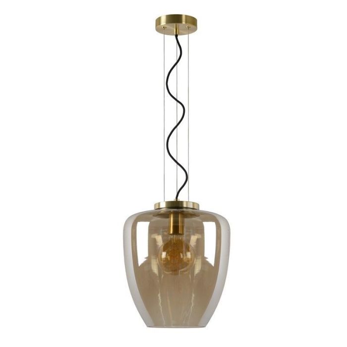 Amberkleurige hanglamp modern, Florien