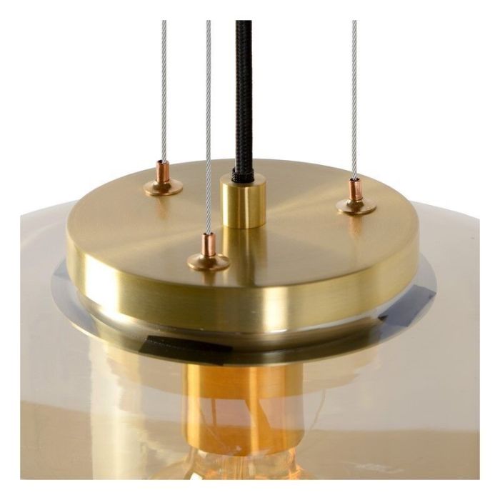Amberkleurige hanglamp modern, Florien