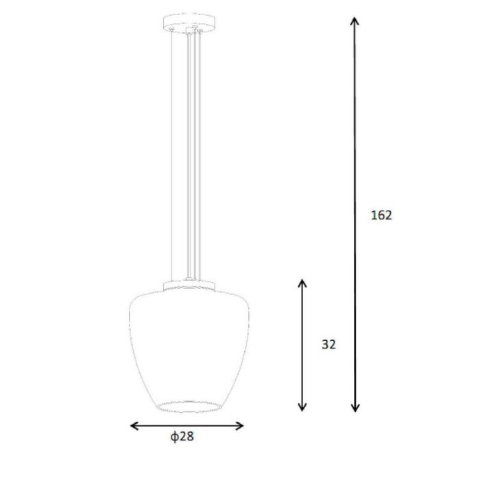 Moderne hanglamp Florien, Zwart